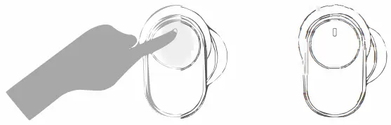 JELLICO J20 True Wireless Stereo Headset - turn on