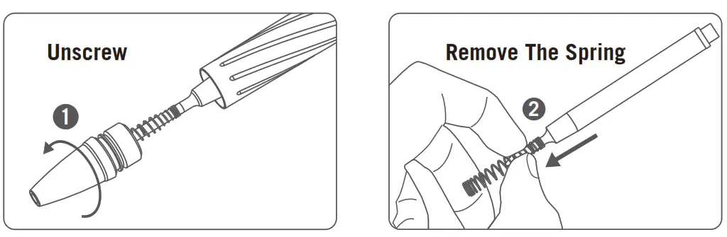 OLIGHT O'Pen Pro Zirconium Damascus Pen - paring