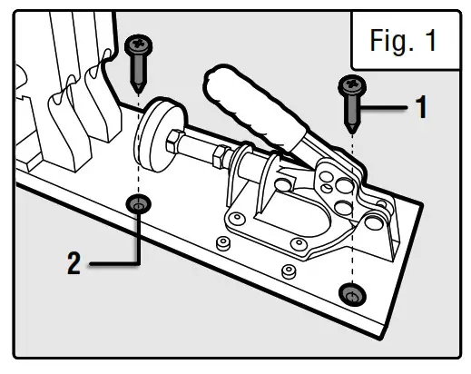 WEN WA1527 Portable Pocket Hole Jig - fig 1