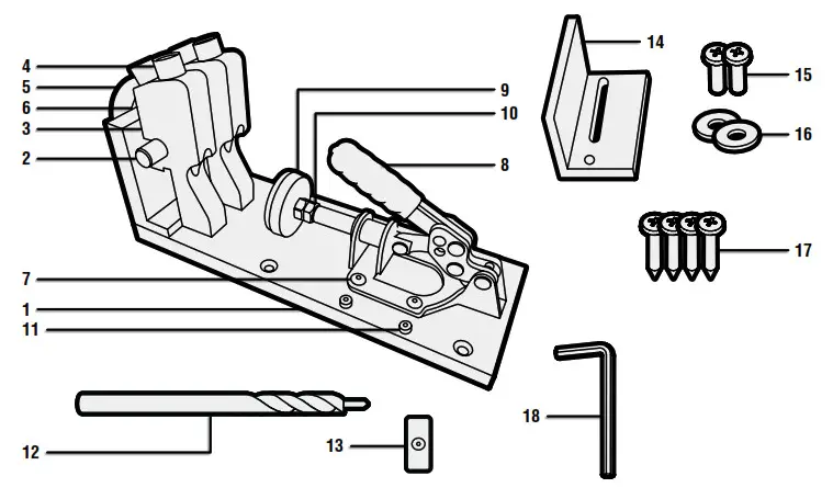 WEN WA1527 Portable Pocket Hole Jig - fig 6