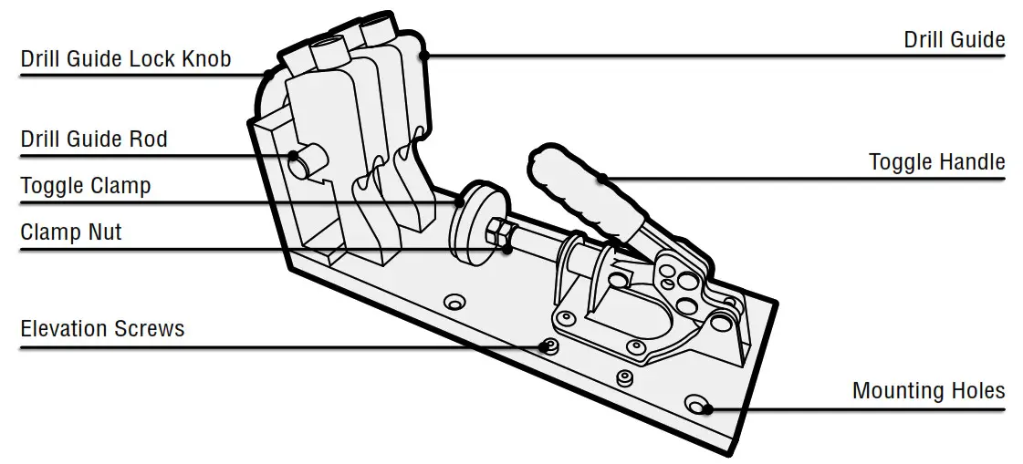 WEN WA1527 Portable Pocket Hole Jig - fig