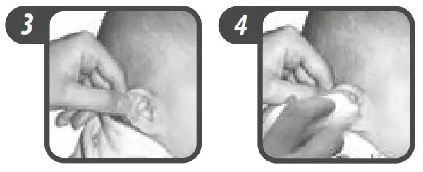 Tommee Tippee Ear Thermometer Leaflet - INSTALLING THE HYGIENE COVER 1