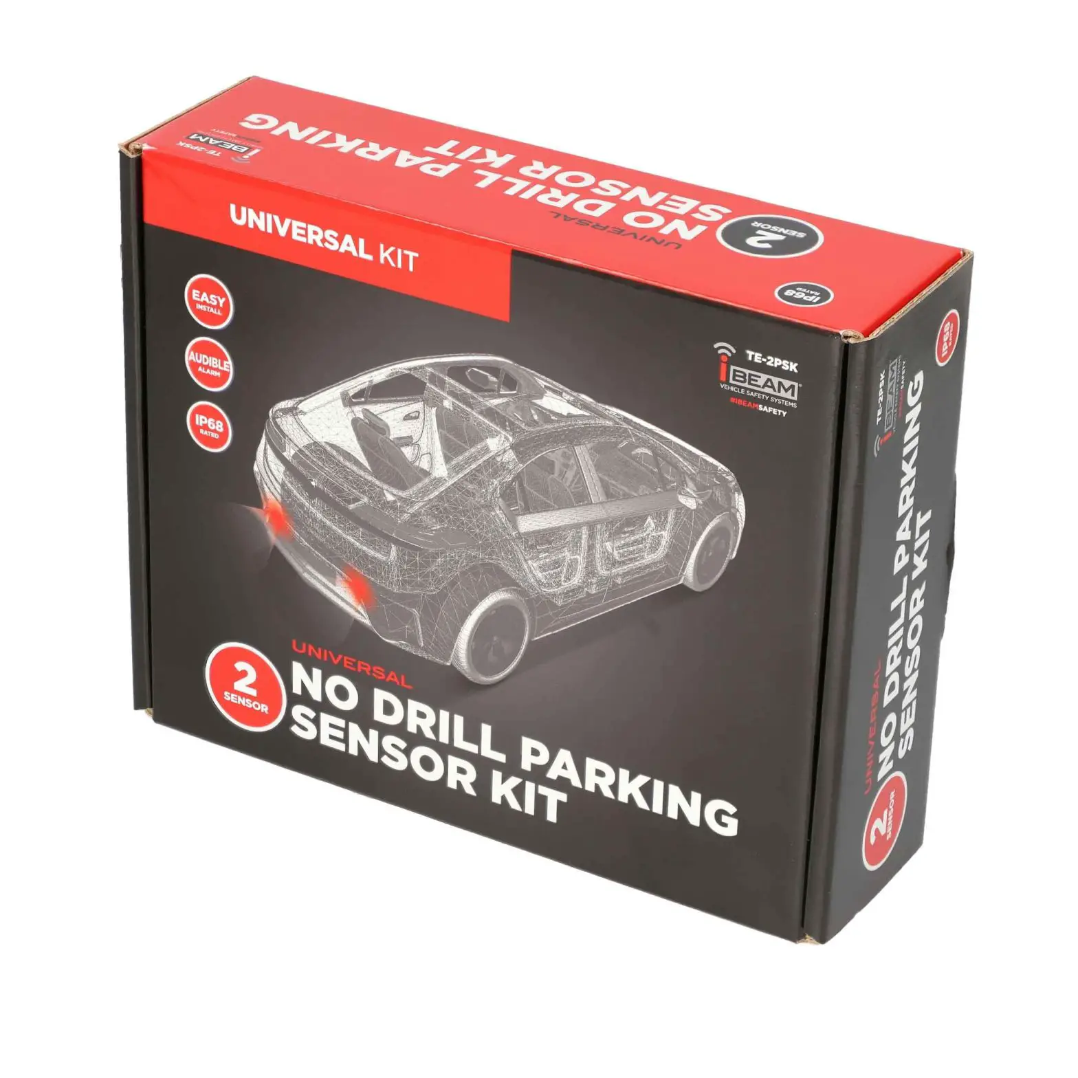 Ibeam Te-2psk Universal 2 Sensor No Drill Parking Sensor Kit Instruction Manual
