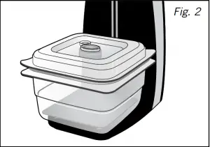 Vacuum Seal with FoodSaver Fresh Containers Fig 2