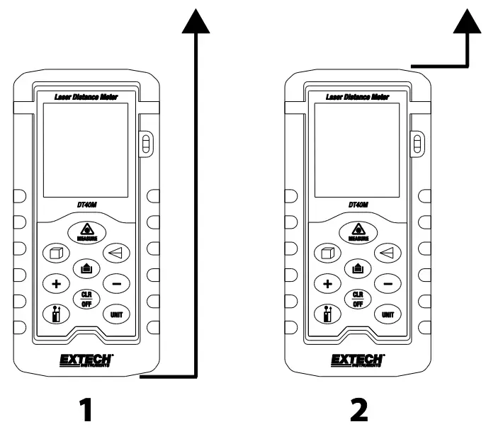 EXTECH Laser Distance Meter - Measurements