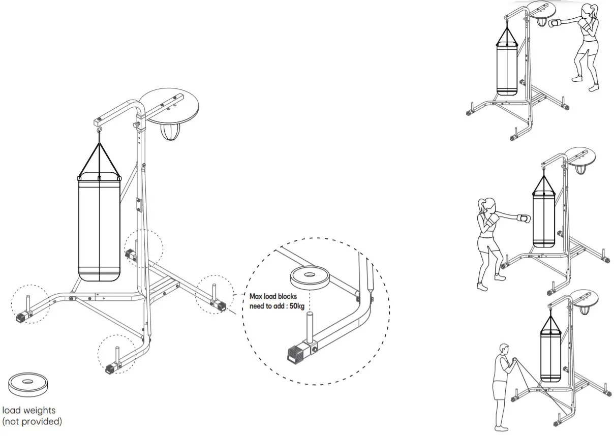 Kmart 42980773 Boxing Kit with Stand Promotions- included