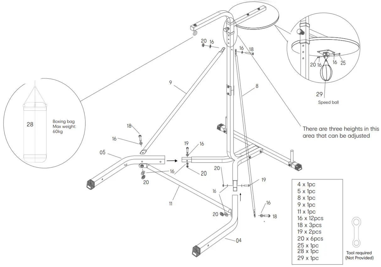Kmart 42980773 Boxing Kit with Stand Promotions-step 4
