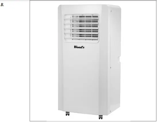 Woods WAC9G Torino Air Conditioner Instruction - fig 3