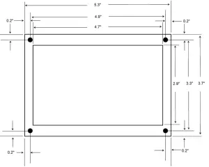 MCC Master Display Dimensions