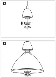 IKEA FOTO Aluminium Pendant Lamp -- 13