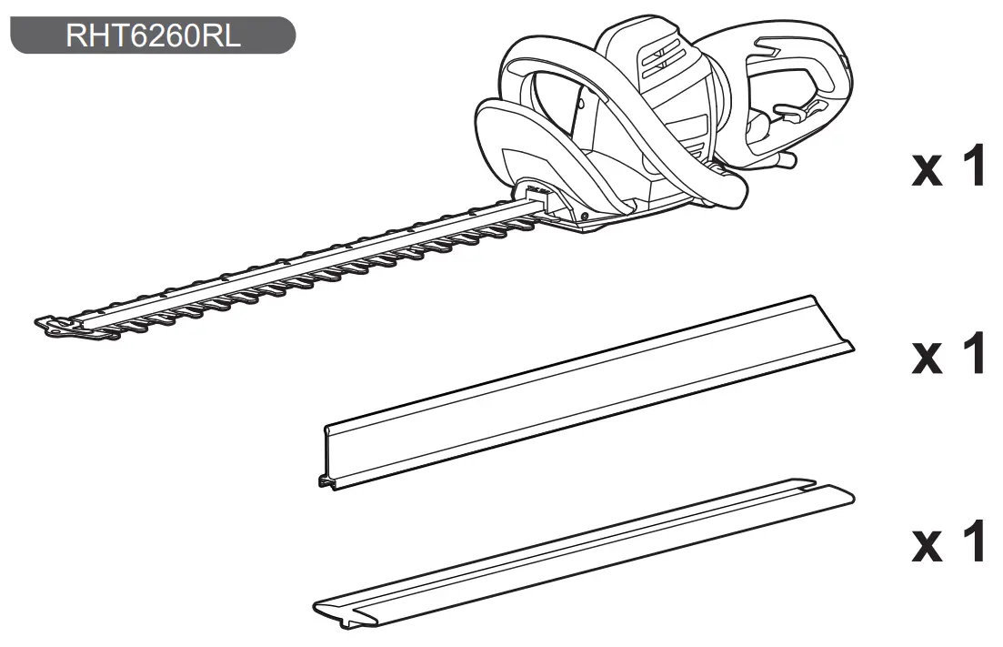 RYOBI RHT5555R Electric Hedge Trimmer-Unpacking1
