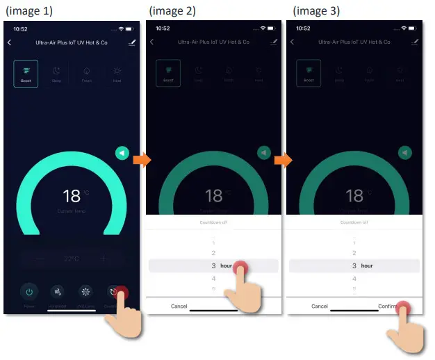MOMAX AP7S Ultra-Air Plus IoT UV Hot and Cool Purifying Fan - Auto-off timer function