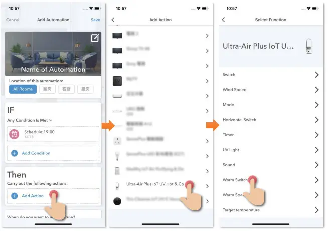 MOMAX AP7S Ultra-Air Plus IoT UV Hot and Cool Purifying Fan - turn on Heater mode 1