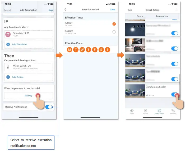 MOMAX AP7S Ultra-Air Plus IoT UV Hot and Cool Purifying Fan - turn on Heater mode