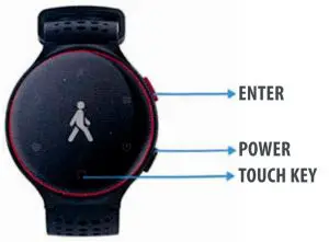 SmartWatch Sport Man IP68 Button Instructions