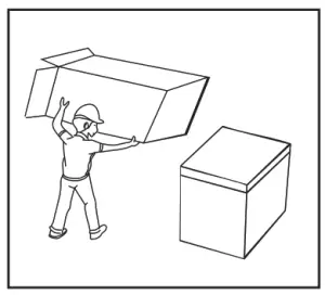 Midea 351201 Chest Fridge Freezer 198L---Before