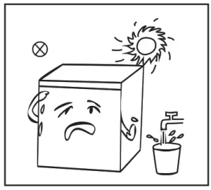 Midea 351201 Chest Fridge Freezer 198L---Keep