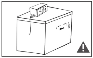 Midea 351201 Chest Fridge Freezer 198L---To ensure