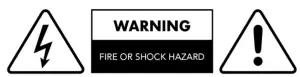 Warning icons