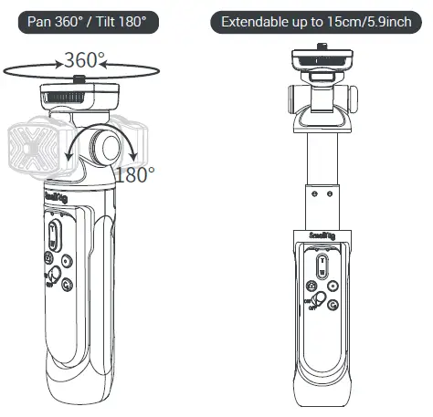 SmallRig SR-RG1 Wireless Shooting Grip fig 3