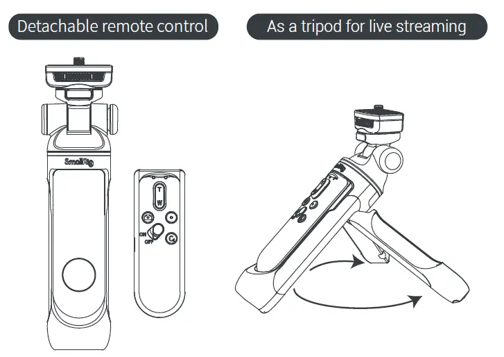SmallRig SR-RG1 Wireless Shooting Grip fig 4