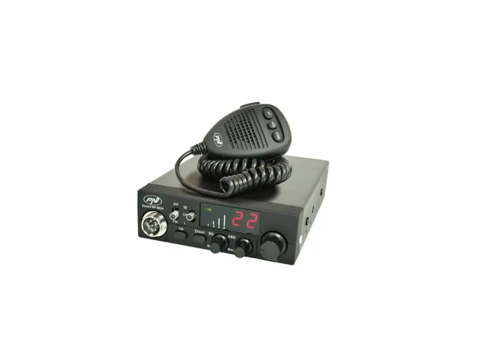 Pni Escort Hp 8024 Asq Kit Cb Radio Station+1din Case+ml160 Wireless Cb Antenna User Manual