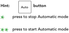 Adjust target temperature continued