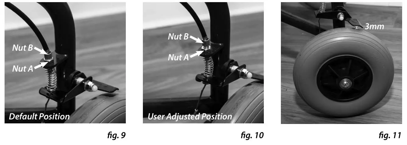 aidapt VP174SS Three Wheeled Walker - fig9,fig10,fig11