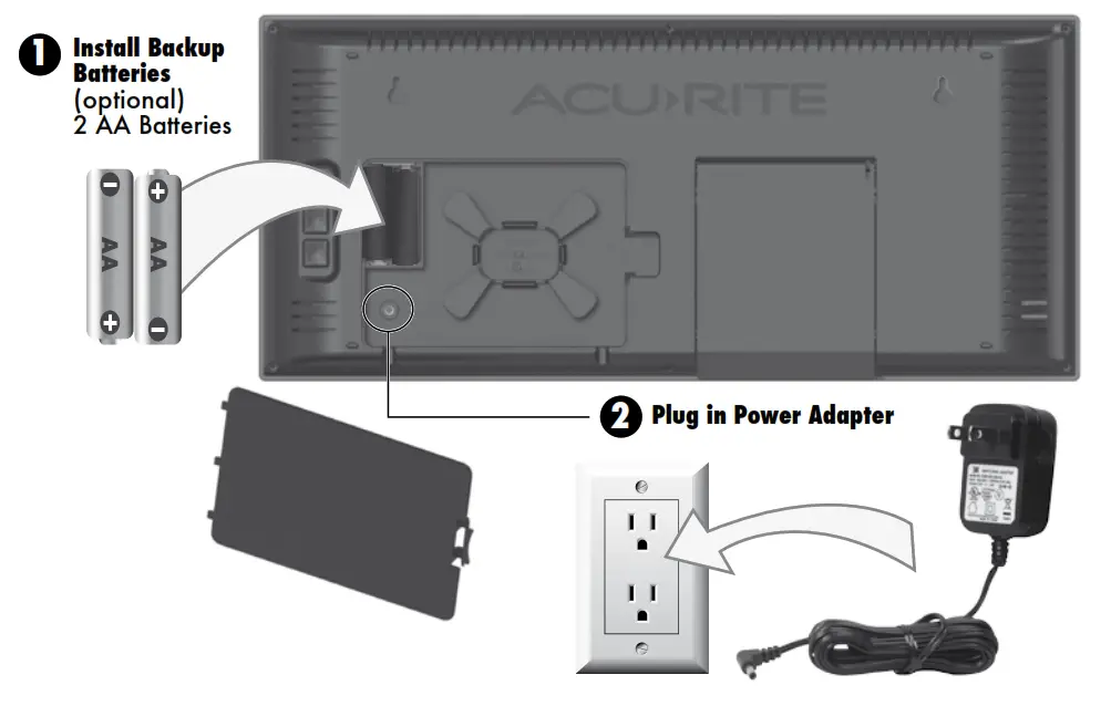 ACCURITE Digital Clock - SETUP