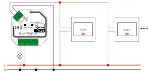namron 4512710 Z-Wave Dimmer 400w - figure 2