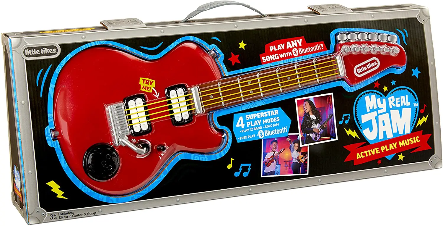 little tikes 654800EUC My Real Jam Active Play Music Electric Guitar I