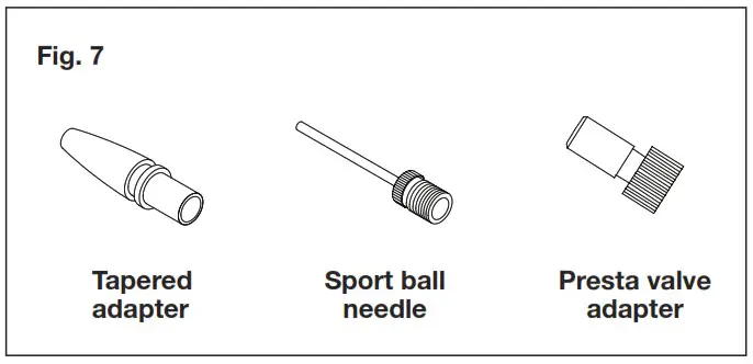 SUNJOE 24V-AJC-CT Cordless Air Compressor Tool Only - Adapter Functions