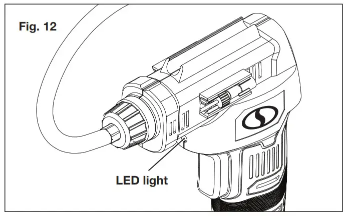 SUNJOE 24V-AJC-CT Cordless Air Compressor Tool Only - LED Light 1