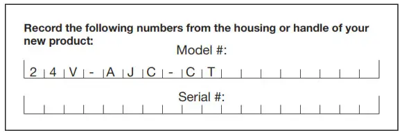 SUNJOE 24V-AJC-CT Cordless Air Compressor Tool Only - Model Serial Numbers