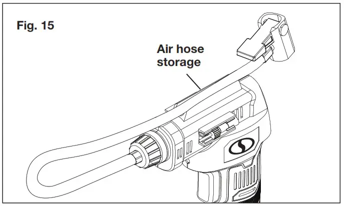 SUNJOE 24V-AJC-CT Cordless Air Compressor Tool Only - Storage 1