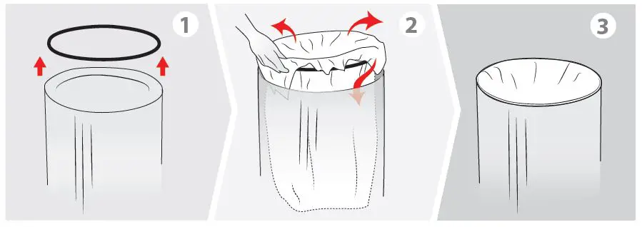 iTouchless MT13RB 13 Gallon Sensor Trash Can-10