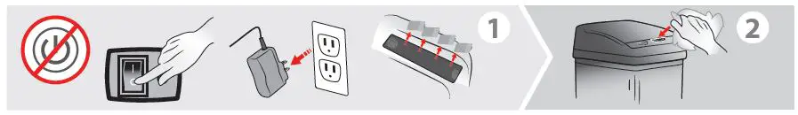 iTouchless MT13RB 13 Gallon Sensor Trash Can-12