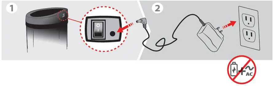 iTouchless MT13RB 13 Gallon Sensor Trash Can-5