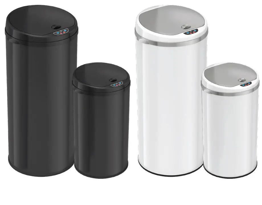iTouchless MT13RB 13 Gallon Sensor Trash Can