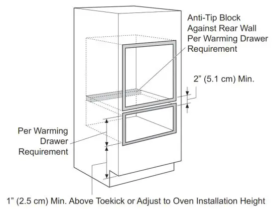 GE APPLIANCES Inch Built-In Twin Flex Convection -WARMING