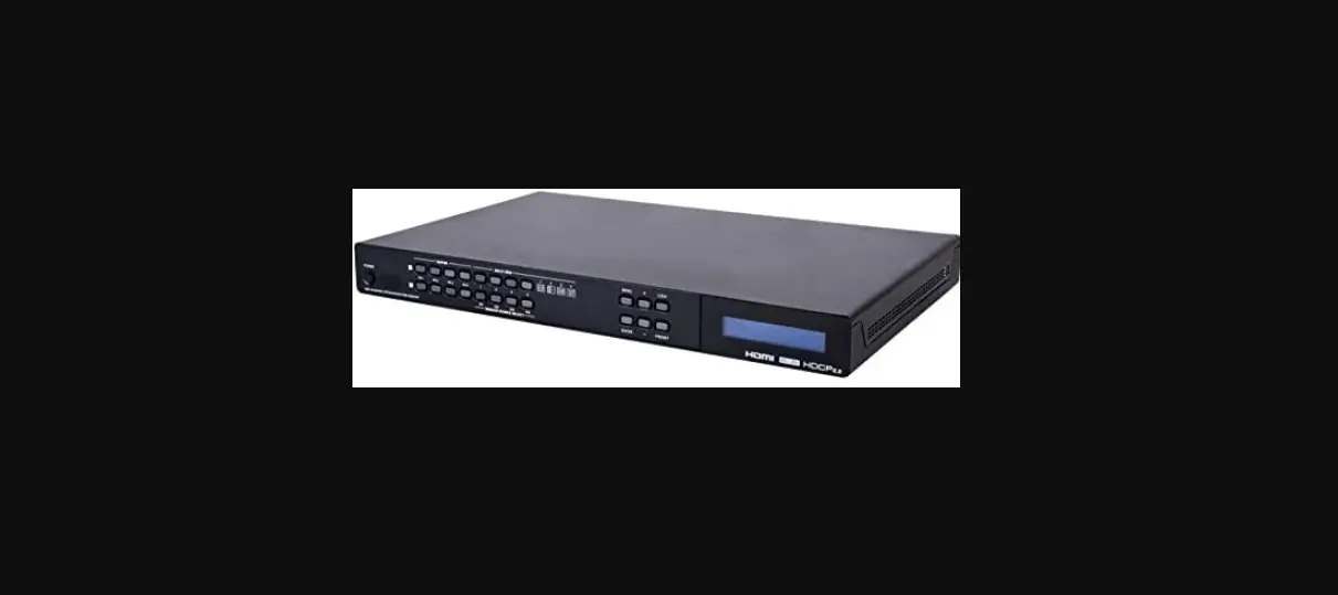 A-neuvideo Ani-44hpsc 4k Uhd+ 4x4 Matrix W-audio Output Instruction Manual