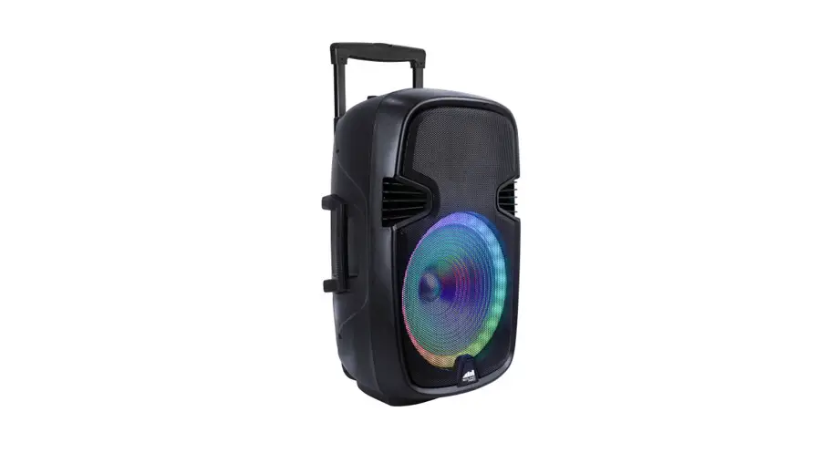Naxa Nds-1521 Party Speaker With Circular Multi-color Disco Light And Stand Instruction Manual Naxa Nds-1521 Party Speaker With Circular Multi-color Disco Light And Stand Instruction Manual