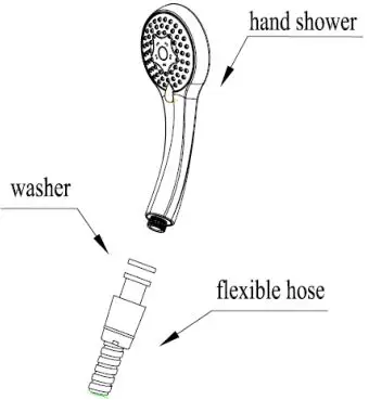 Better Bathrooms Hand Shower - Parts