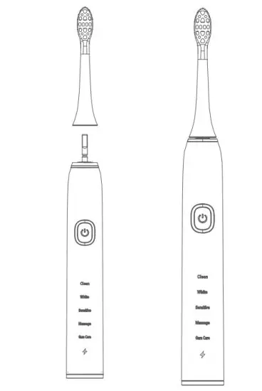Ulike CB02 Sonic Electric Toothbrush - figure 10