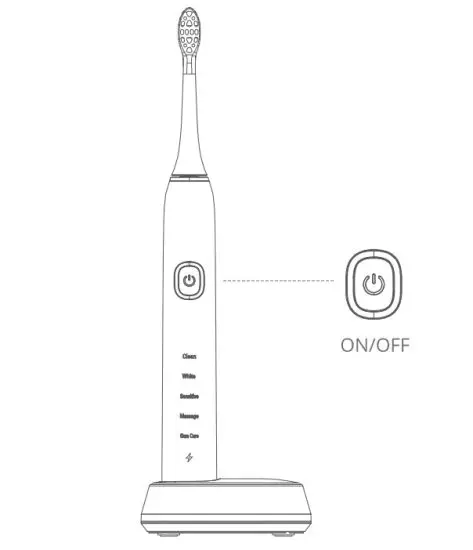 Ulike CB02 Sonic Electric Toothbrush - figure 14