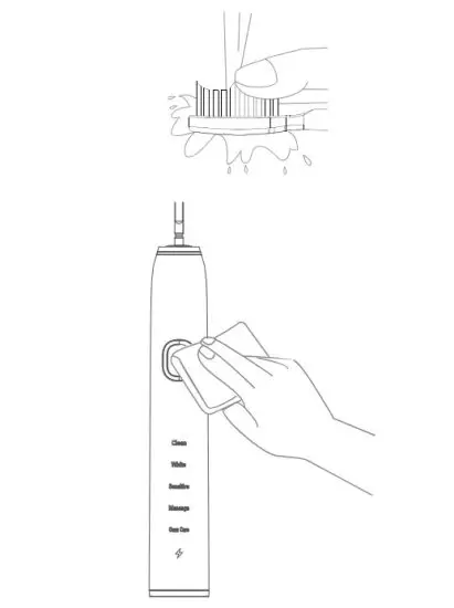 Ulike CB02 Sonic Electric Toothbrush - figure 15