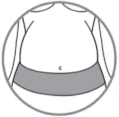 hubble Roo Prenatal Heartbeat Monitor - abdomen