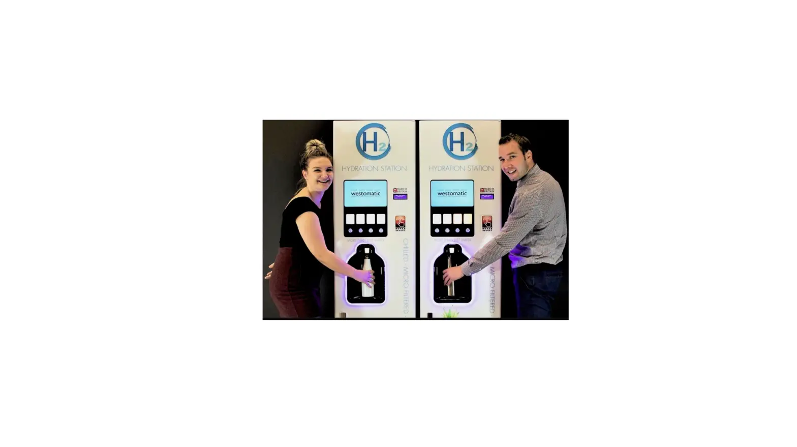 Westomatic H2o Hydration Station Contactless With Screen Bottle Filler Daily Rental Installation Guide