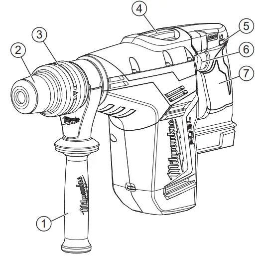 milwaukee 2717-20 M18 Fuel 1-916-Inch Rotary Hammers - DESCRIPTION