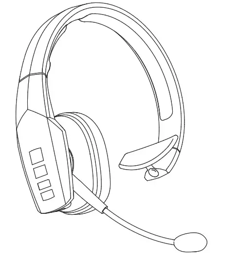 blueparrott Monaural Wireless Cover